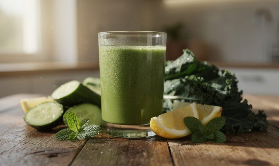 Recette maison de smoothie détox après soirée
