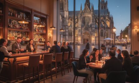 découvrez un bar chaleureux situé au cœur du quartier, à deux pas de la cathédrale, idéal pour des moments conviviaux entre amis dans une ambiance accueillante.