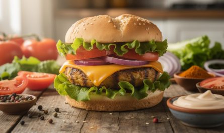 découvrez une recette maison facile de burger végétarien savoureux, idéale pour un repas sain et rapide à préparer.