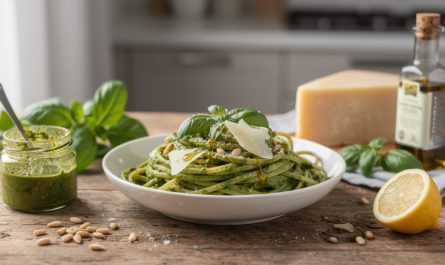 découvrez notre recette maison simple et rapide pour préparer des pâtes au pesto en seulement 10 minutes, un plat savoureux et facile à réaliser.