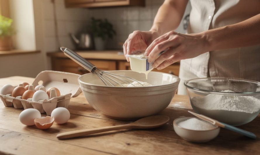 Recette simple de gâteau au yaourt sans balance